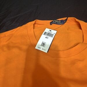 Polo by Ralph Lauren Men's Orange T-Shirt
